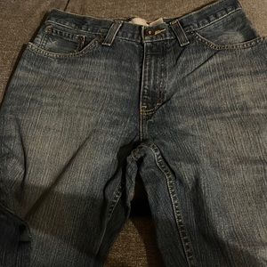 Vintage Route 66 Relaxed Straight Blue Jeans